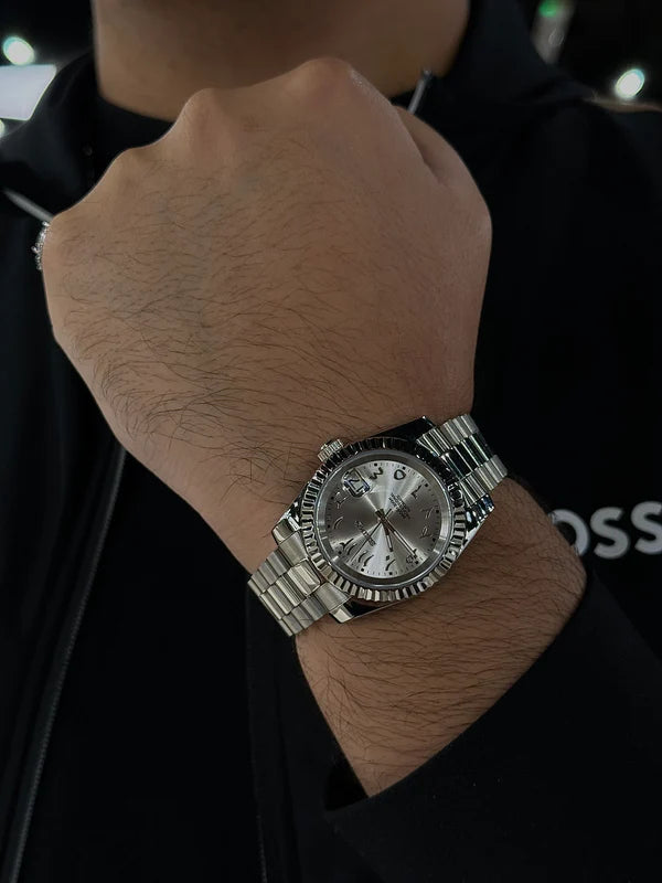 ZAMARI© Titanium Arabic Dial