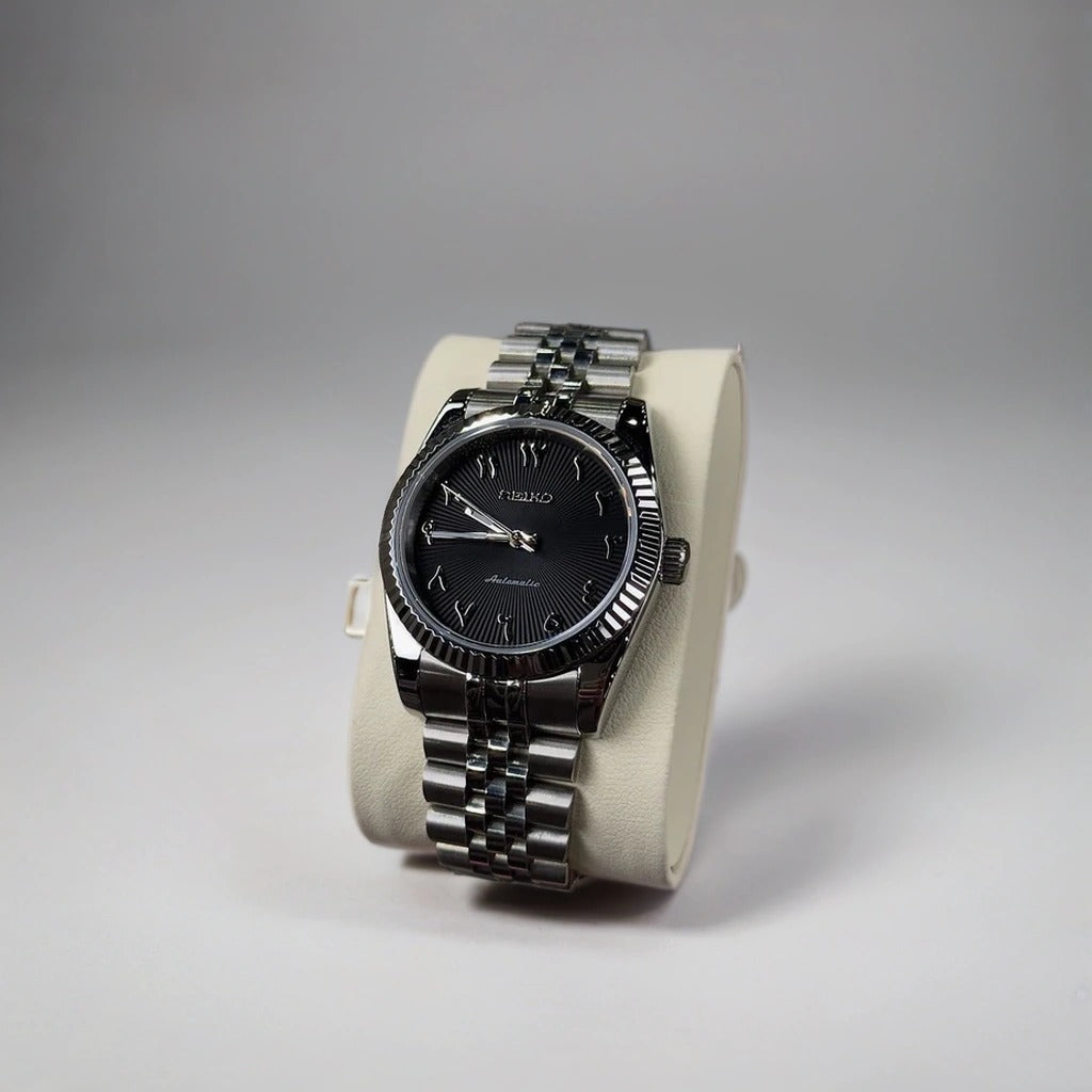 ZAMARI© Jet Black - Arabic Dial Automatic