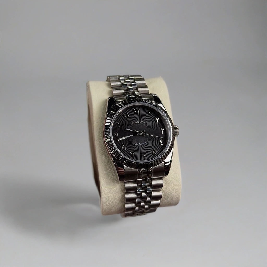 ZAMARI© Jet Black - Arabic Dial Automatic